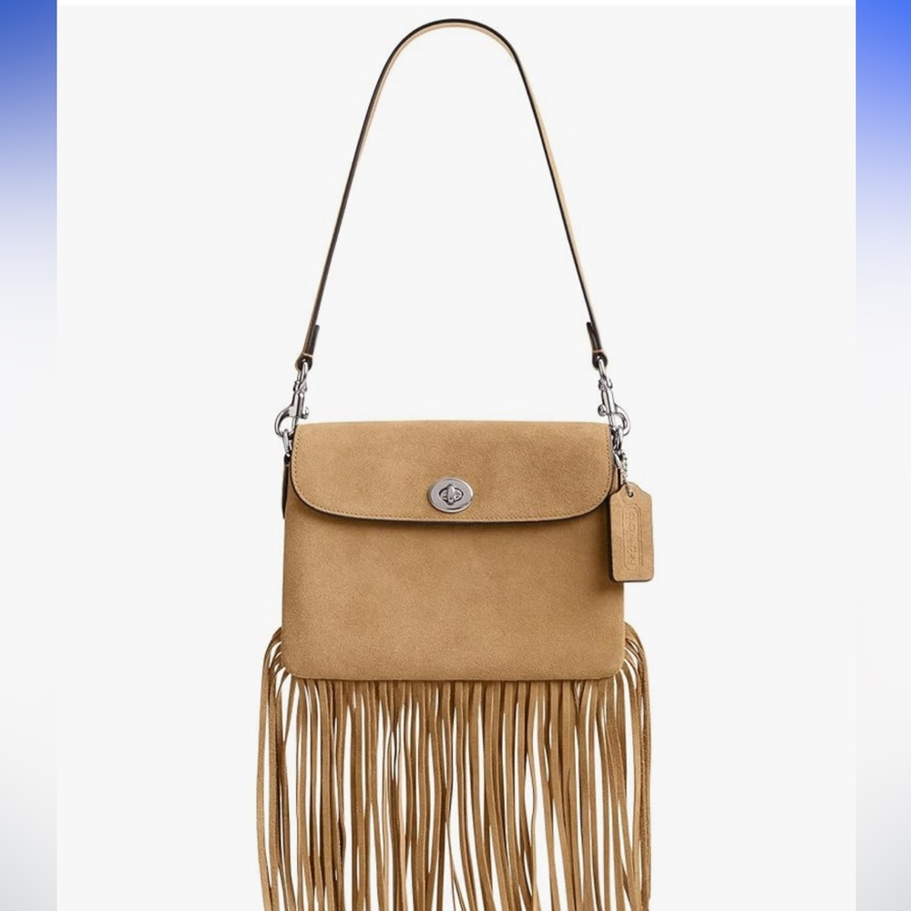 Coach 1964 Fringe Suede Crossbody Bag